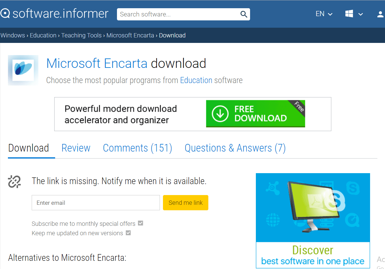 encarta download windows 10